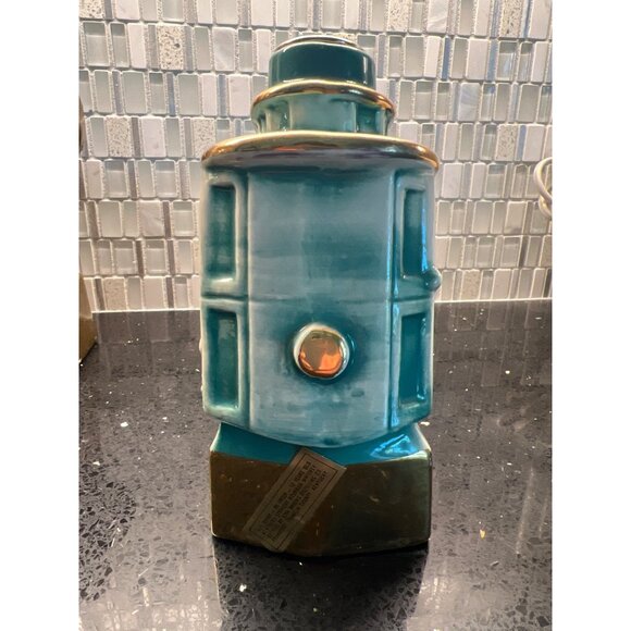 EZRA Brooks vintage whiskey decanter, circa 1968, HYDE PARK, cable car, unique - Picture 5 of 12